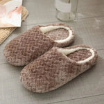 Fleece-sutsko til vinteren - Brun / 38-39