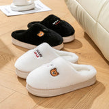Søde pelsede slippers til kvinder